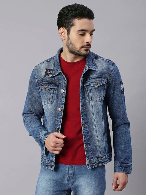 Buy Levis Style Jacket by CASCADE BLUE Custom Denim Jacket Size 4T Varsity Jacket  Denim Pockets Style Jean Jacket Classic High Waisted Jacket Online in India  - Etsy