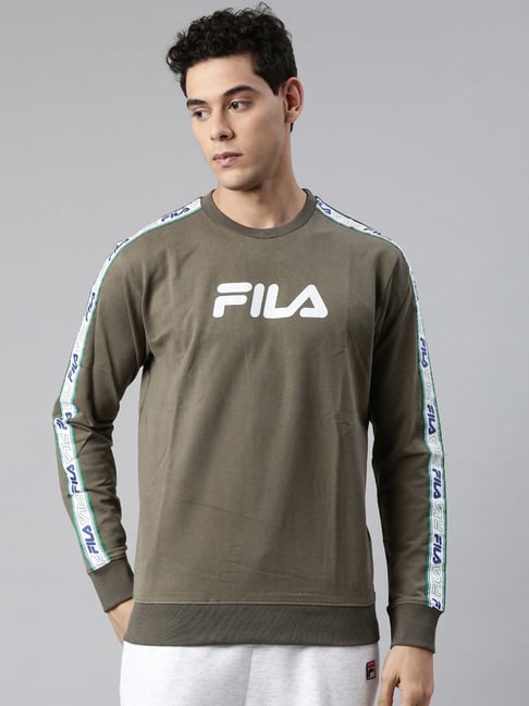 Fila sweatshirt 2025 mens green