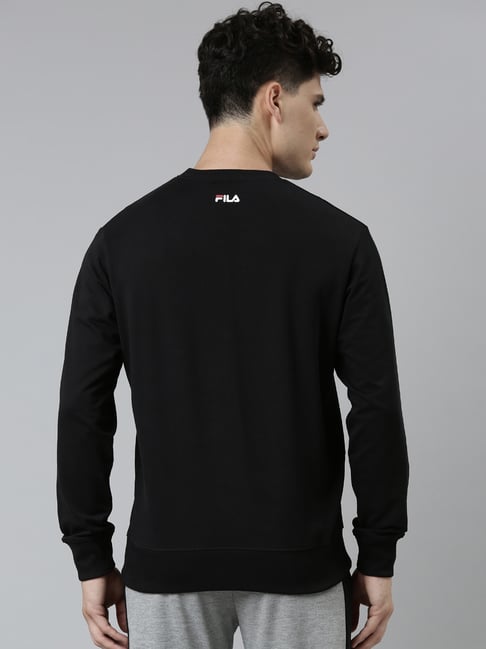 Fila black crew clearance neck