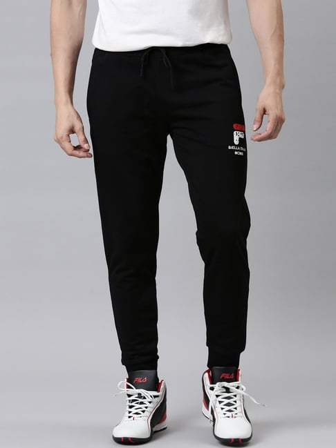 FILA SweatPants  Buy FILA Men Neefam Black Track Pants Online  Nykaa  Fashion