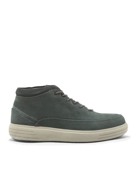 Woodland Men's Navy Ankle High Sneakers