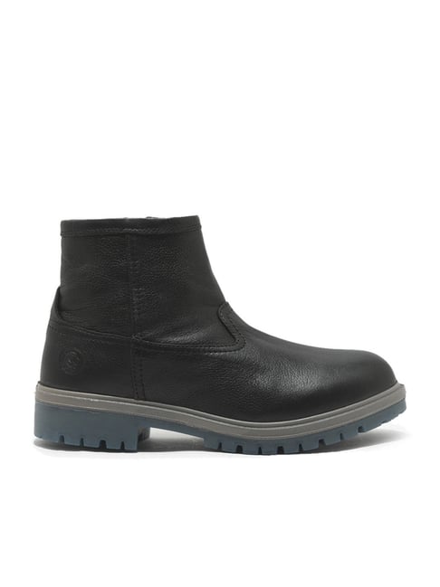 Woodland Men's Black Casual Boots