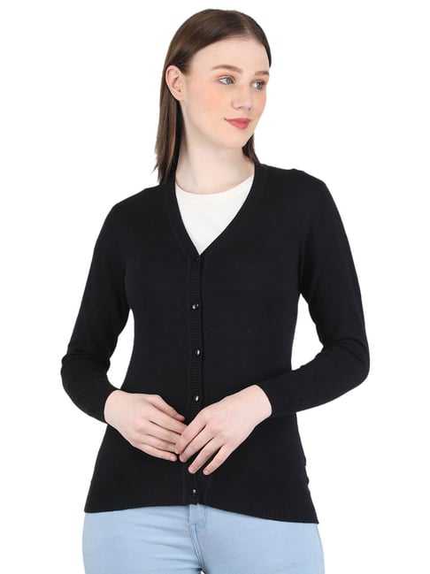 Buy Moca By Monte Carlo MOCA by Monte Carlo Black Cardigan at Redfynd