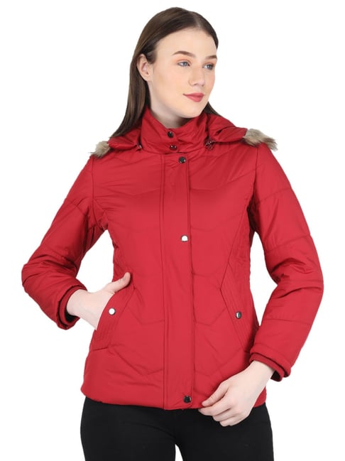 Monte Carlo Red Regular Fit Jacket