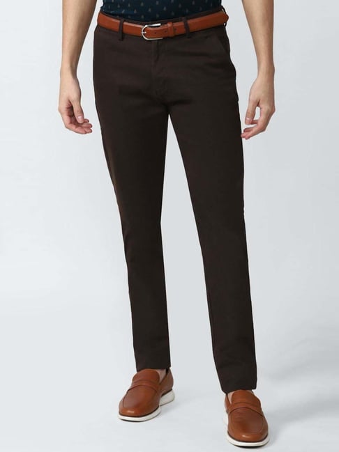 Buy Brown Trousers & Pants for Men by SNITCH Online | Ajio.com