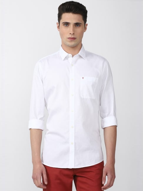 Van Heusen Sport White Slim Fit Shirt