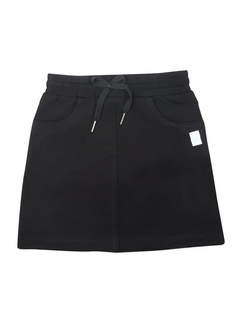 Tiny Girl Kids Black Regular Fit Skirt