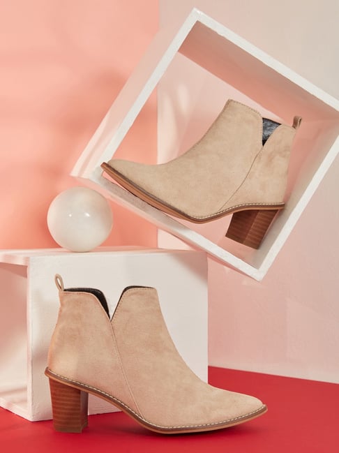 Beige booties outlet canada