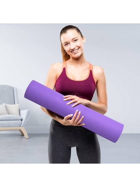 4mm.( Blue , Purple )Color Yoga Mat For Exercise,High-Dencity