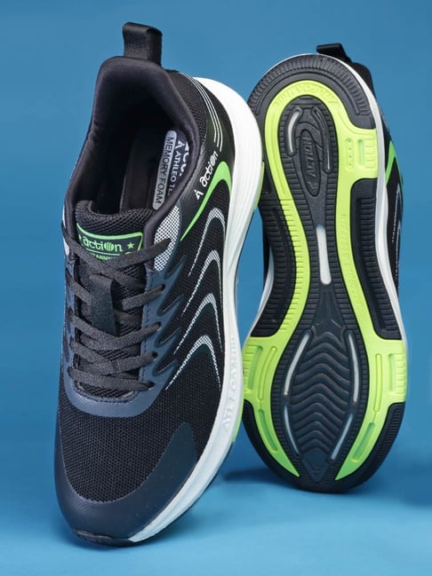 Action Men's Black Running Shoes