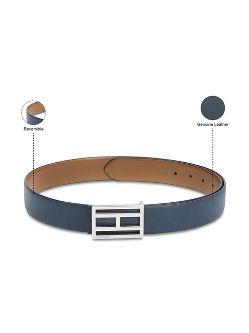 Tommy Hilfiger Tan Navy Casual Leather Bi-Fold Wallet with Reversible  Belt Gift Set