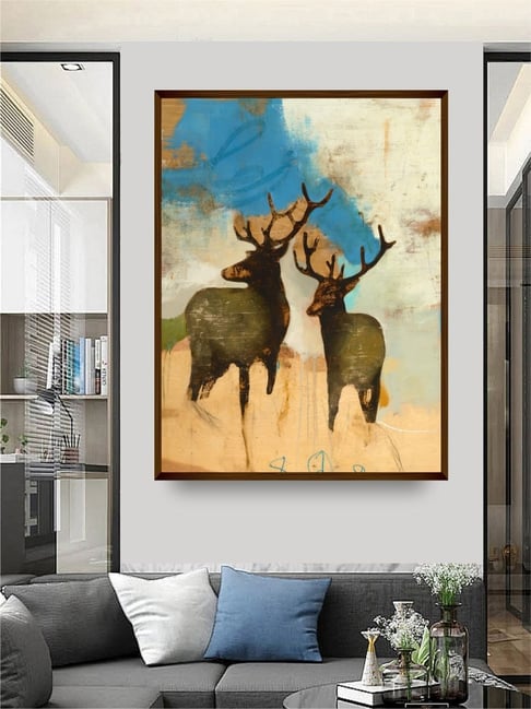 The Art House Abstract Multicolor Canvas Painting-picture-29