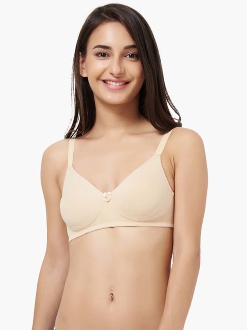 Buy Ginger by Lifestyle Beige Minimizer Bra for Women Online