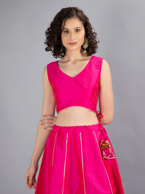 Buy NEUDIS Pink Crop Top for Women's Online @ Tata CLiQ