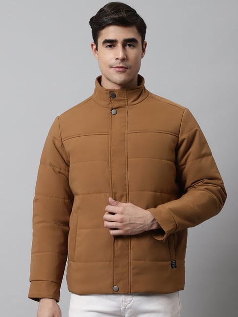 Cantabil Khaki Regular Fit Jacket