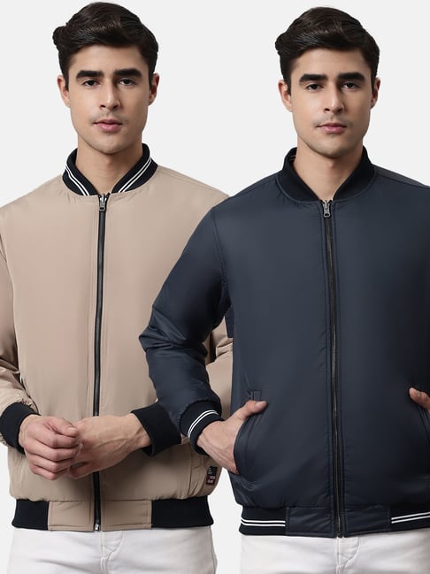 Cantabil Beige Regular Fit Jacket-picture-37