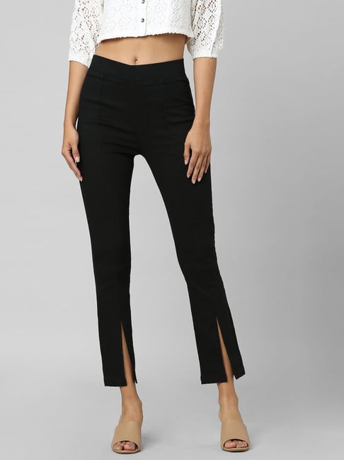 Fit & Flare Slit Jeggings