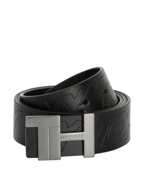 tommy hilfiger men's leather reversible belt