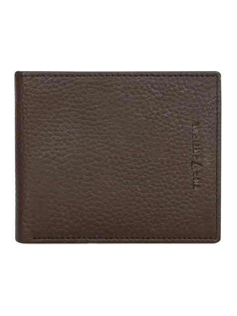 The Vertical Brown Casual Leather Bi-Fold Wallet for Men-picture-44