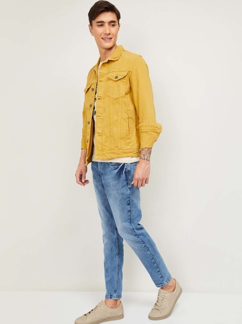 A Little Bit of WoWe : Trendy Tuesday: Un-Anything | Jean jacket outfits,  Mustard yellow pants, Outfits