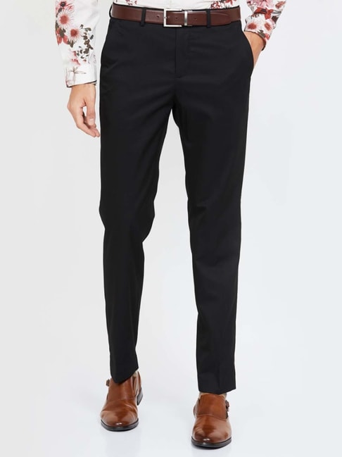 Dobell Brown Puppytooth Slim Fit Suit Trousers | Dobell-anthinhphatland.vn