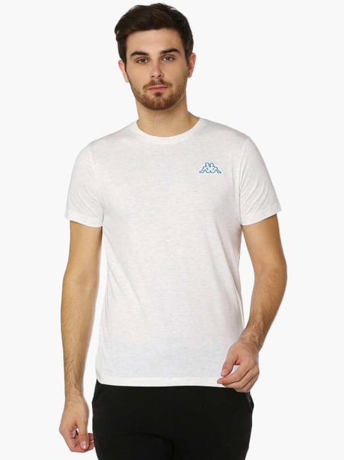 KAPPA White Regular Fit T-Shirt