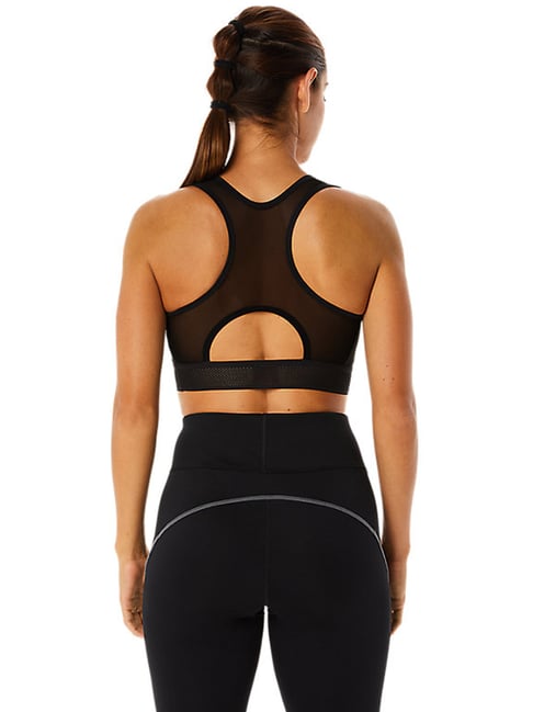 Buy Asics Black Printed Sports Bra for Women Online @ Tata CLiQ