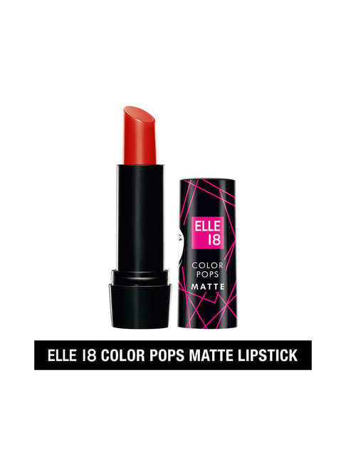 Elle 18 Color Pops Matte Lipstick R32 Rockstar Red - 4.3 gm