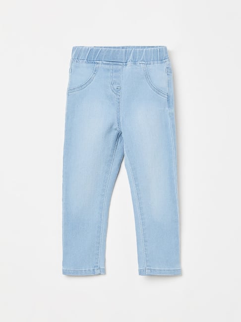 Juniors by Lifestyle Light Blue Solid Jeans