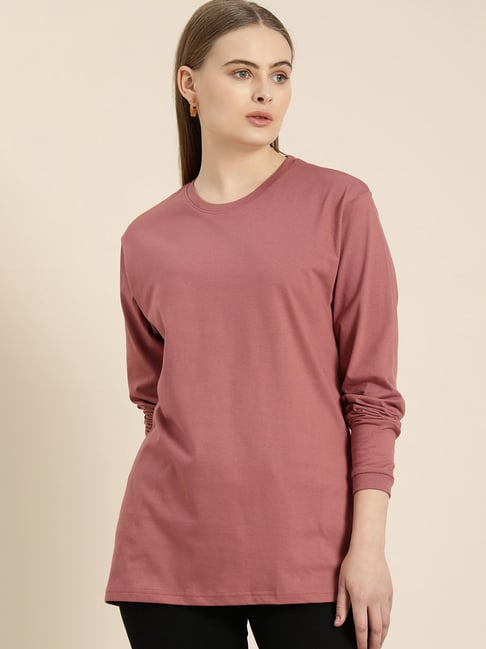 Dillinger Dusty Pink Cotton Oversized T-Shirt