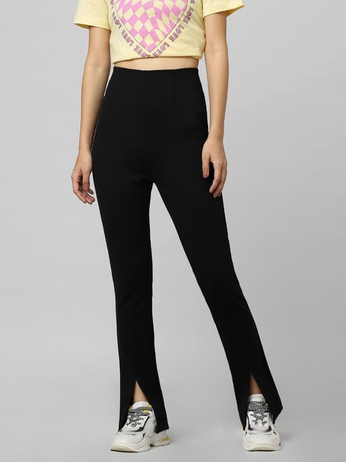 Ginger by Lifestyle Black Regular Fit Tights