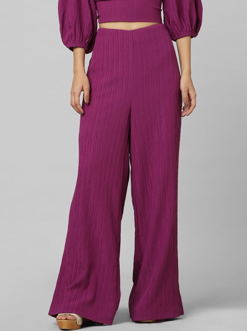 J. Crew y2k low rise velvet purple pants corduroy pants in deep purple  flare leg | eBay