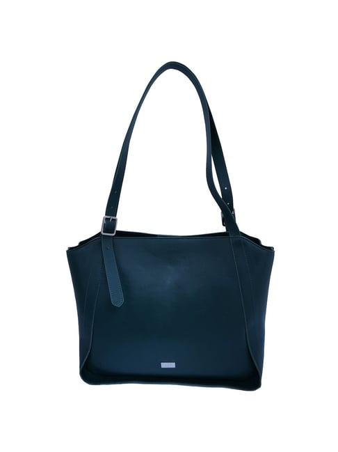 Buy Styli Black Solid Hobo Shoulder Bag at Best Price @ Tata CLiQ