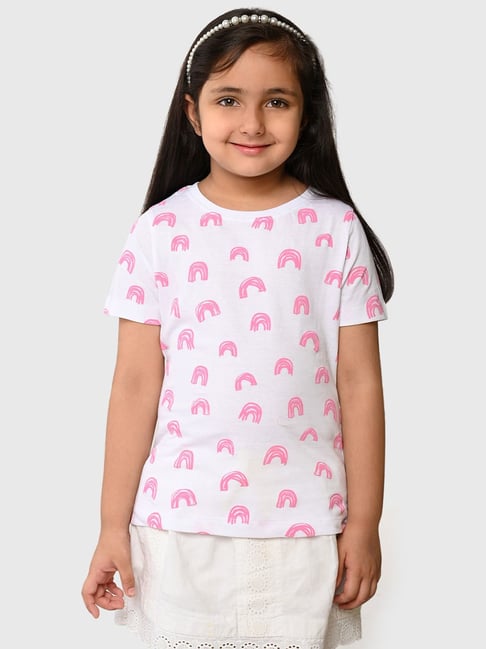 Buy Only Pink Embellished T-Shirt for Women Online @ Tata CLiQ