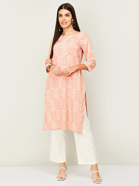 Melange sale pink kurta