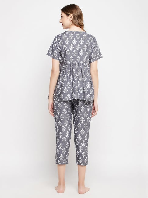 Grey best sale pyjama set