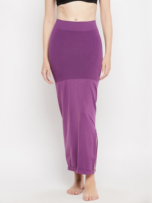 Buy JCSS Purple Cotton Saree Shapewear for Women Online @ Tata CLiQ