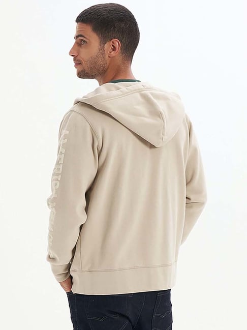 American eagle tan hoodie on sale