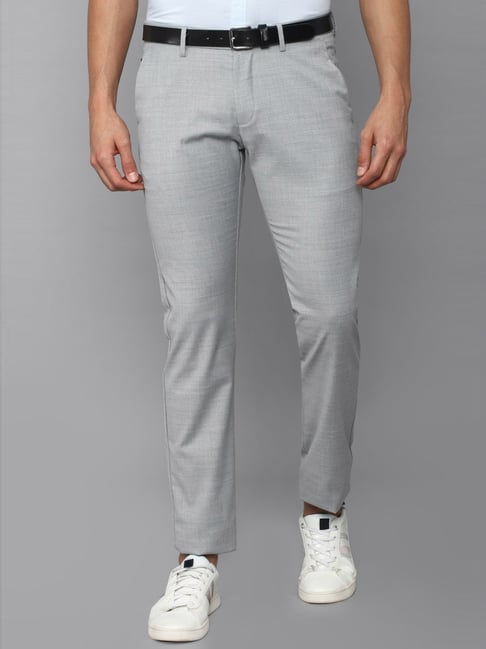 Buy Park Avenue Grey Textured Trousers for Men Online  Tata CLiQ