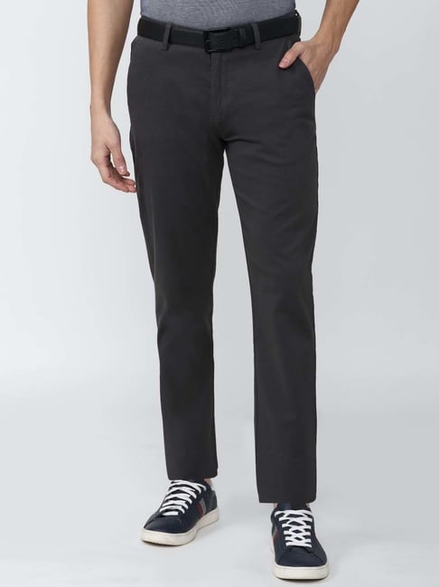 Buy Men Red Solid Super Slim Fit Casual Trousers Online  752805  Peter  England