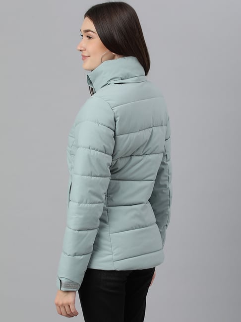 Hilo - Woodland Green - Recycled soft, warm down jacket in green - Molo