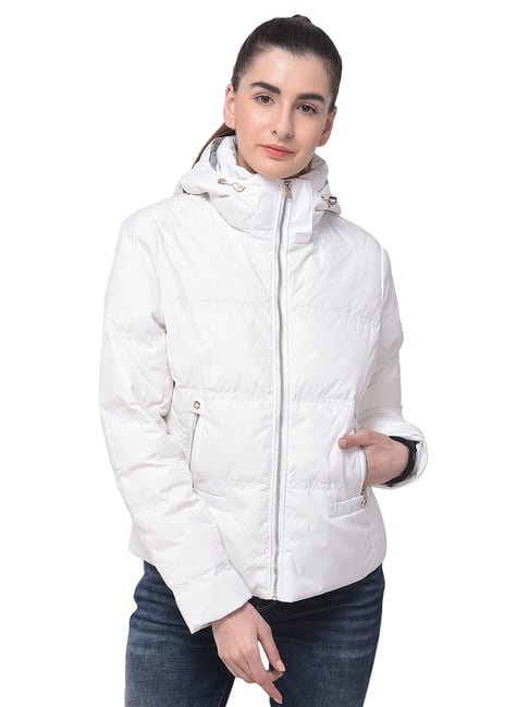 Manchester Puffer Jacket - White – Thats So Fetch AU