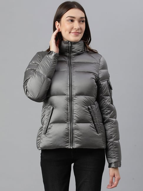 down jacket ladies fitted padded jacket