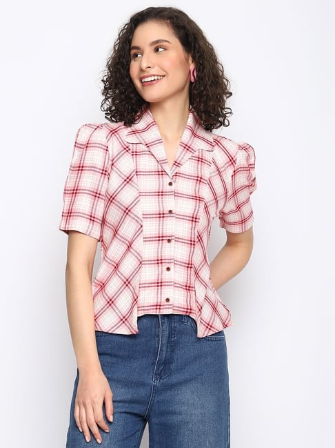 Latin Quarters Pink Printed Shirt