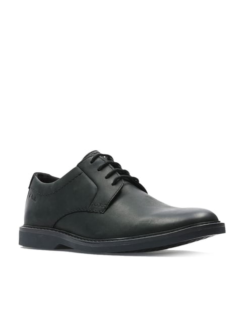 Clarks Men's Atticus LTLace Black Derby Shoes-Clarks-Footwear-TATA CLIQ