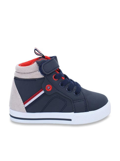 Fame Forever by Lifestyle Kids Navy Ankle High Sneakers