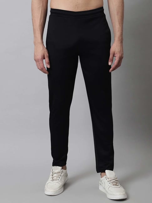 Jainish Black Tapered Fit Trackpants-picture-26