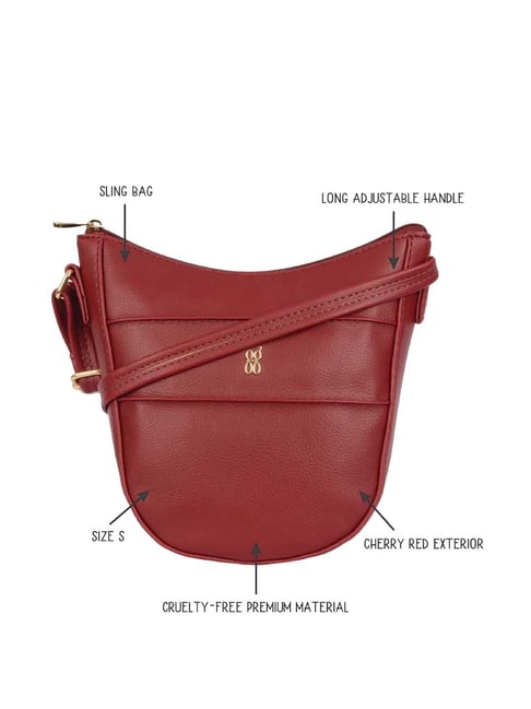 Buy Baggit Red Solid Medium Sling Handbag Online At Best Price Tata CLiQ