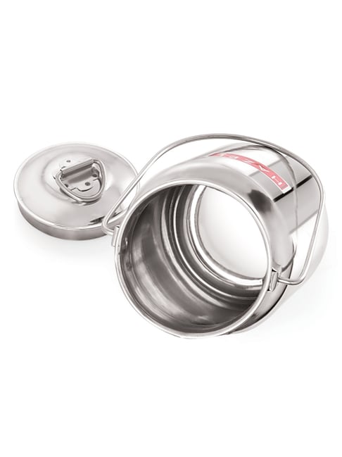 Buy HAZEL Silver Stainless Steel Ghee Oil Milk Container (5 L) at