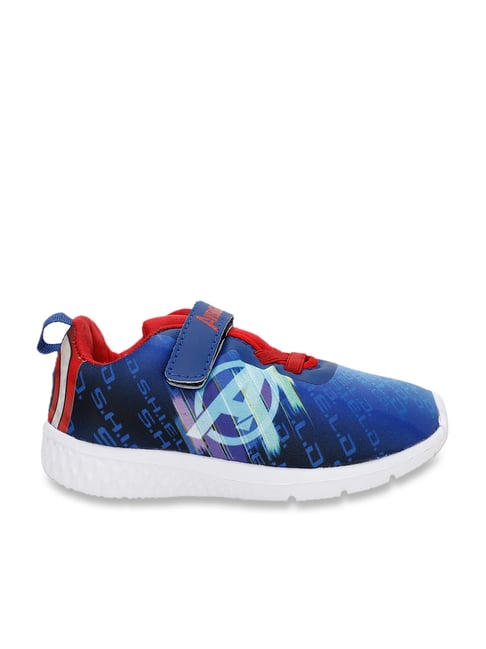 Fame Forever by Lifestyle Kids Blue & Red Avengers Sublimation Velcro Shoes